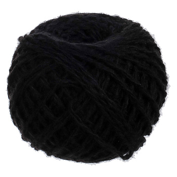 Пряжа в клубках акрил 100м/40-42 гр, цвет черный