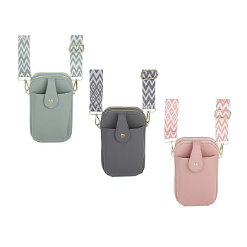 Сумка кроссбоди на декоративном ремне тм ЮL Zigzag, ПУ, металл, 19,5х12 см, 3 цвета