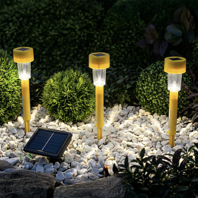 INBLOOM Фонарь садовый на солн. батарее, 4.5x4.5x31см, 1x1.2V 40mAh NI-MH, 1LED*белый, пластик