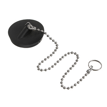 Пробка для ванны с цепочкой 29см тм VETTA, резина, d4см