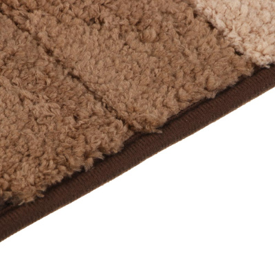Коврик для ванной комнаты тм VETTA Gradient, микрофибра 600г + TPR 700г, 60x40см, 2 цвета