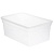 Ящик для хранения с крышкой 10л BASIC, полипропилен, 36,9х24,7х15,4см, арт.FB1051