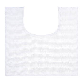 VETTA Коврик для туалета, 50х50см, синель 1,2см, белый