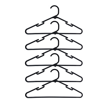 Набор вешалок тм VETTA, 5 шт, 39,5х20,5х0,3 см, пластик