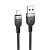 Кабель для зарядки USB(A)-iP hoco. модель X109 Energy, 2 м, силикон, черный