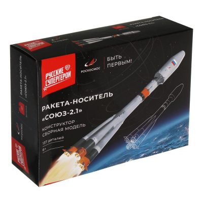 BY Русские Супергерои Роскосмос Конструктор "Ракеты России", ABS