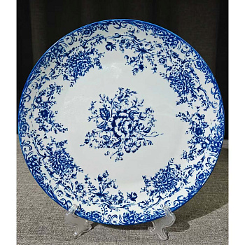 Тарелка подстановочная 26,7см, тм MILLIMI, Элеганс, фарфор