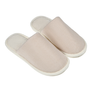 Обувь домашняя, размер 40-41, цвет молочный, #12