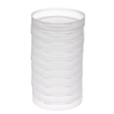 Набор "Горячих" крышек для консервирования банок 10шт полиэтиленовых прозрачных