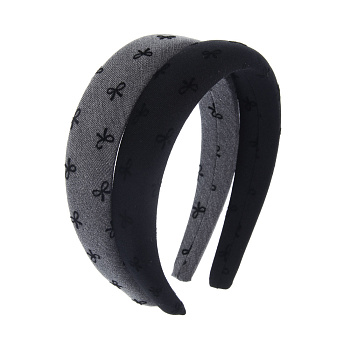 Ободок для волос тм ЮНИLOOK, 3см, полиэстер, пластик, 2 цвета, ACS25-17