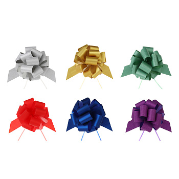 Бант-шар складной тм Fntastic, диаметр 15 см, ПП, арт.1, 6 цв.