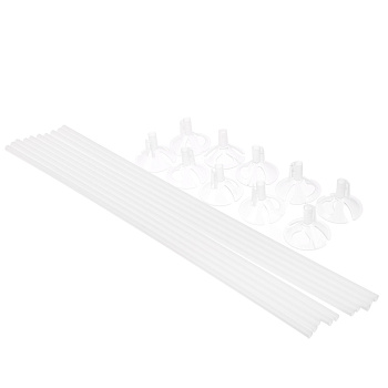 Комплект Палочка+Розетка Белые, 10шт