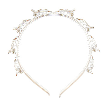 Ободок с крабиками для волос, тм ЮНИLOOK, 14,5x1,5см, полистирол, 1 цвет, #17