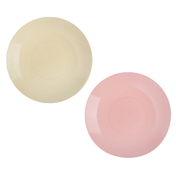 Тарелка d-190мм, пластик, 2 цвета