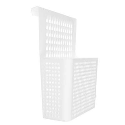 Контейнер Лофт навесной на дверцу 24,5х9х31см, пластик, белый