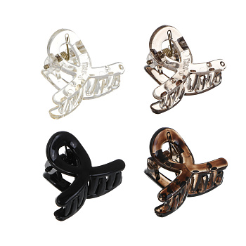 Краб для волос, тм ЮНИLOOK, 3см, полистирол, 4 цвета, #15