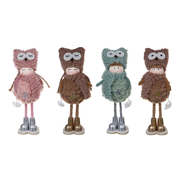 СНОУ БУМ Сувенир Девочка 5x5x15, полиэстер, 2 вида