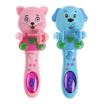 ИГРОЛЕНД Игрушка музыкальная в виде животного, пласт., 2ААА, 16х6х5,5см, 2 дизайна