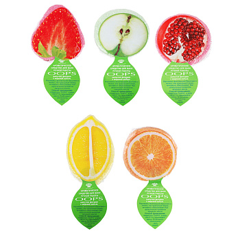 Шипучая фигурка "OOPS" фрукты, 85г, 5 видов