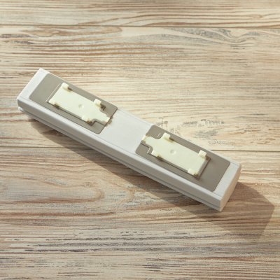 Швабра с отжимом и смен. насадкой ПВА тм VETTA Премиум Грей, телеск. ручка 123-141см, насадка 28см