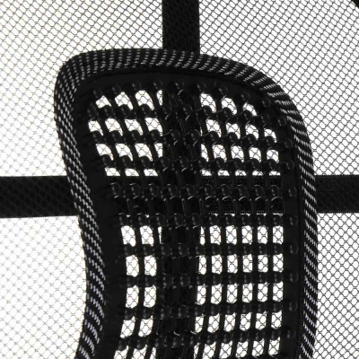 Ортопедическая спинка на сиденье тм ЕРМАК, с массажером на сиденье, 36,5x39 см