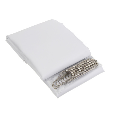 Штора для ванной тм VETTA Home, полиэстер 90 г/м2, 180x200см, с утяжелителем