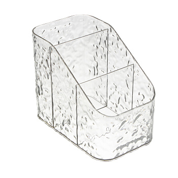 Органайзер для косметики и визажа тм ЮНИLOOK Ice 15х9х12см, пластик PET, #25666