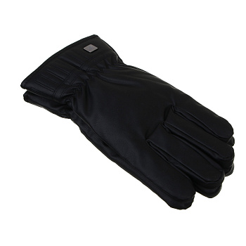 GALANTE Перчатки мужские контактные на подкладке, р.22-24, 100% полиэстер, черные, ОЗ25-24