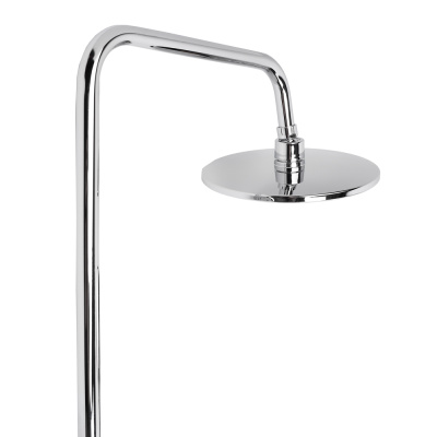 СоюзКран Душевая система со смесителем (кер. картридж 35мм, цинк), верхний душ 1 режим, ручной 3 реж