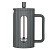 SATOSHI Форман Френч-пресс 600мл, жаропрочное стекло, графит