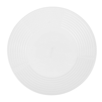 MILLIMI Бароло Тарелка подстановочная 26,6см белая опаловое стекло