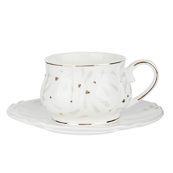 Набор чайный 2 пр., 200мл, MILLIMI, Нежность, фарфор