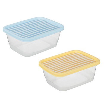 Орра Контейнер для продуктов прямоугольный 1,5л, пластик, 2 цвета