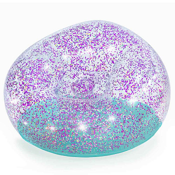 BESTWAY Надувное кресло GLITTER DREAMINFLATE-A-CHAIR , 114x112x66см, 75115