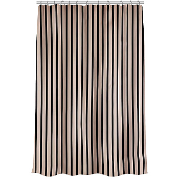 Штора для ванной тм VETTA Tessa, полиэстер 90 г/м2, 180x200см, 12 металлических колец
