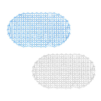 Коврик противоскользящий тм VETTA Симпл, ПВХ, 63x34 см, прозрачный