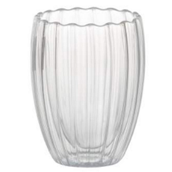 Стакан с двойными стенками тм MILLIMI Симпл, 350мл, стекло