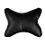 ЕРМАК Подушка на подголовник "косточка" перфор.экокожа, 29x23см, черная