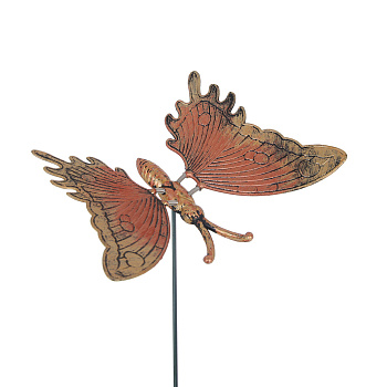 Фигурка на стержне "Бабочка" тм INBLOOM, 13х10х60см, пластик, металл