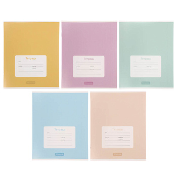 Тетрадь школьная 18л. ClipStudio в клетку, БЕЛЫЕ ЛИСТЫ, скрепка, обложка пластик