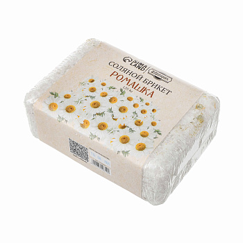 Соляной брикет "Ромашка" с алтайскими травами, 1,35 кг "Добропаровъ"
