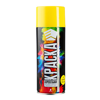 ЕРМАК Краска аэрозоль 400мл, ярко-желтая (9001/41)