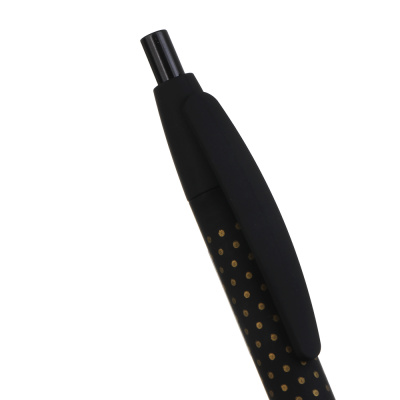 Авторучка шариковая ClipStudio синяя, наконечник 0,7 мм, 6 дизайнов, софт-тач с принтом