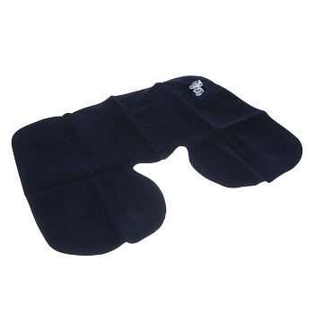 Подушка дорожная надувная тм BY SPORT, 38x25см, ПВХ, черная