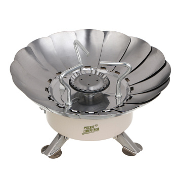 Плитка газ. к бал. с цанг. захватом тм BY Русские Супергерои, портативная, с лепестками, малая