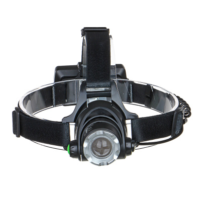 Фонарь налобный тм ЕРМАК, 1 T6 LED, с фокусировкой, 2*1200мАч, 4 режима, пластик, 70х75х50 мм