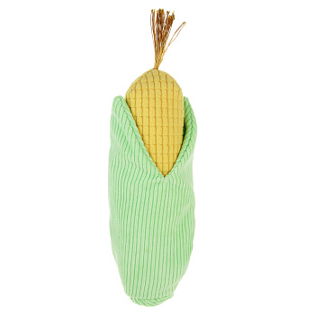 Игрушка для собак тм VETTA, мягкая с пищалкой, кукуруза, 22x5,5 см