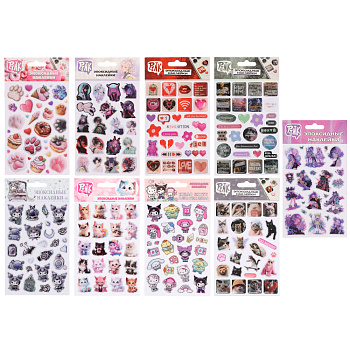 Наклейки эпоксидные, 11x20 см, в ассортименте