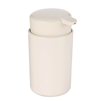 Диспенсер для жидкого мыла Flux, 250мл, бежевый, 7,5х7,5х14,5см