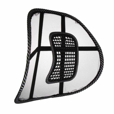 Ортопедическая спинка на сиденье тм ЕРМАК, с массажером на сиденье, 36,5x39 см